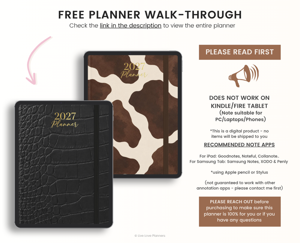 2027 Planner