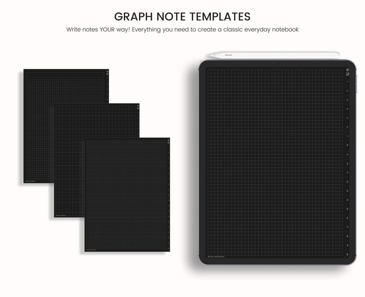 Dark Mode Digital Notebook
