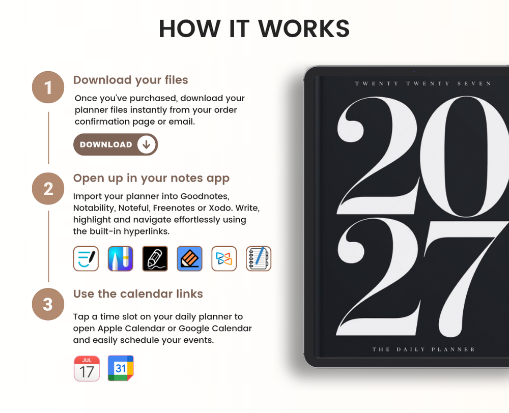 2027 Planner