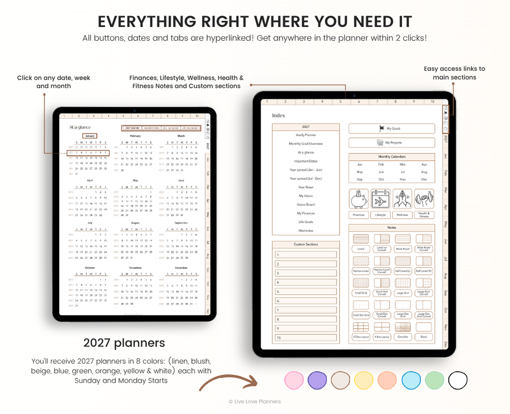 2027 Planner