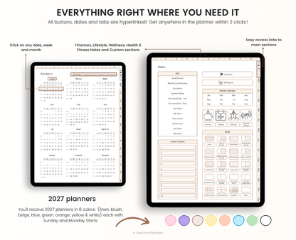 2027 Planner
