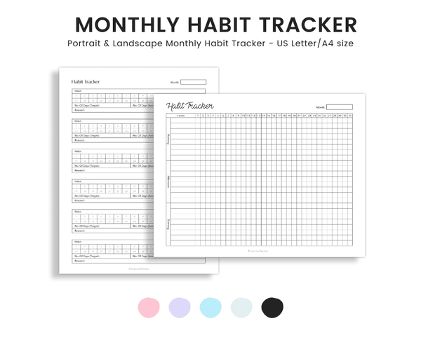 Monthly Habit Tracker