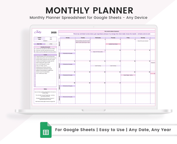 Monthly Planner