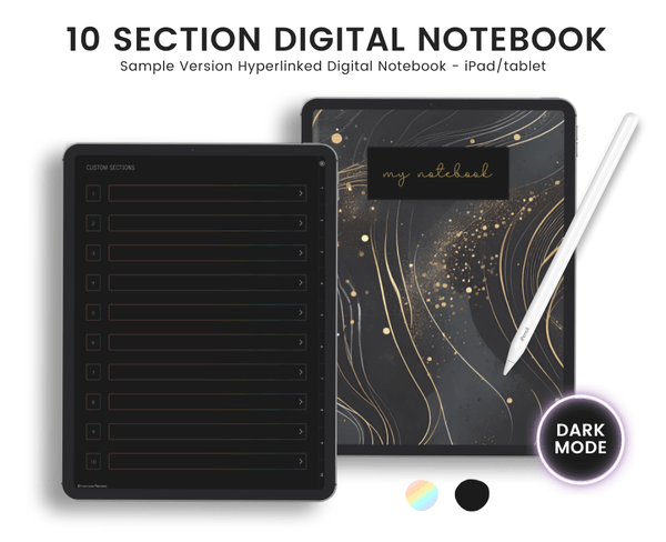 Dark Mode Notebook