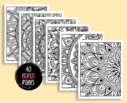 Mandala Coloring Notebook: Stress Relief Designs (PDF)