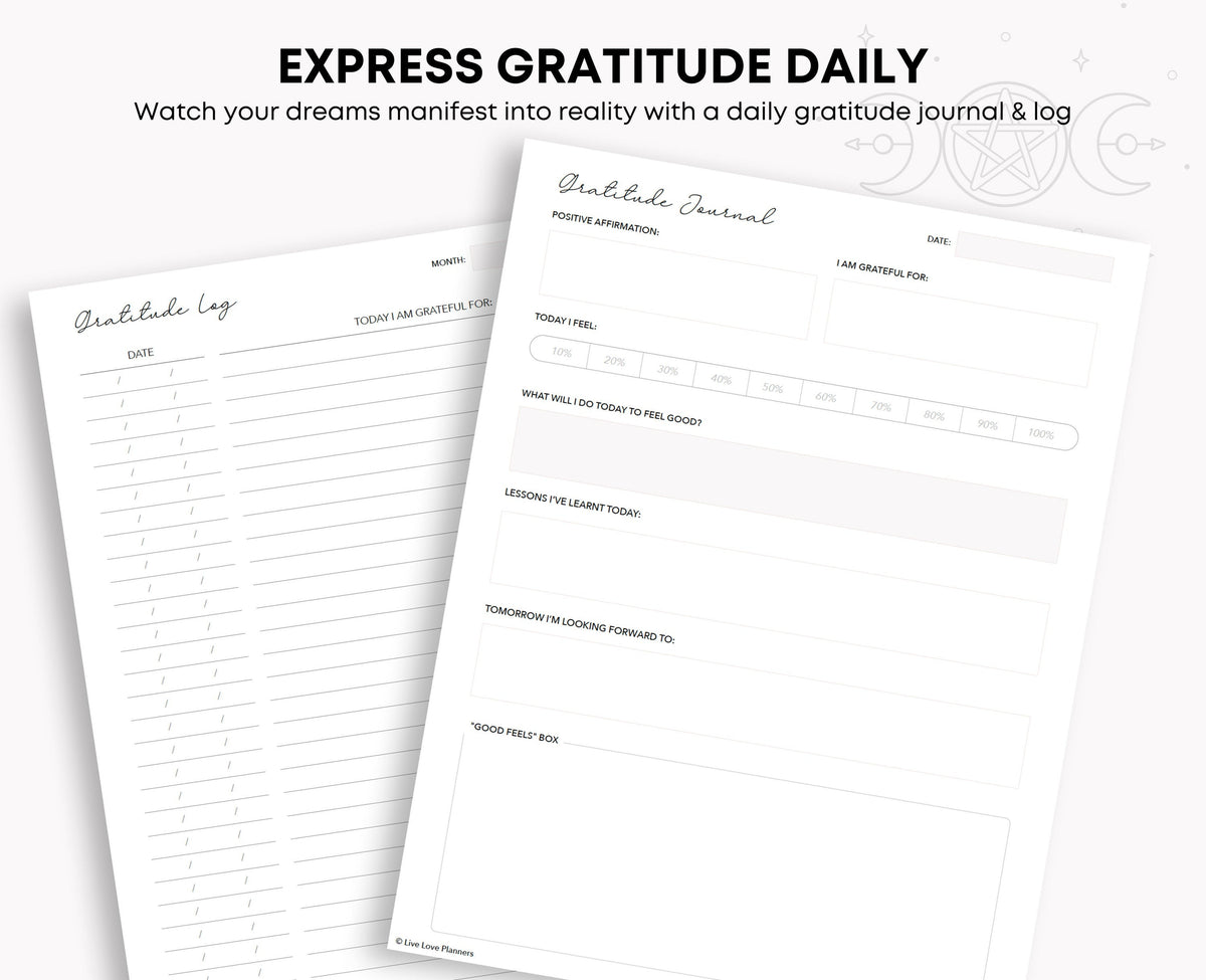 Manifestation Journal Printable