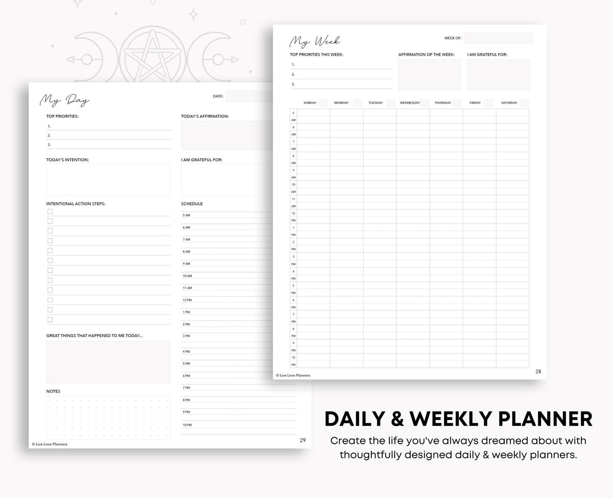 Manifestation Journal Printable