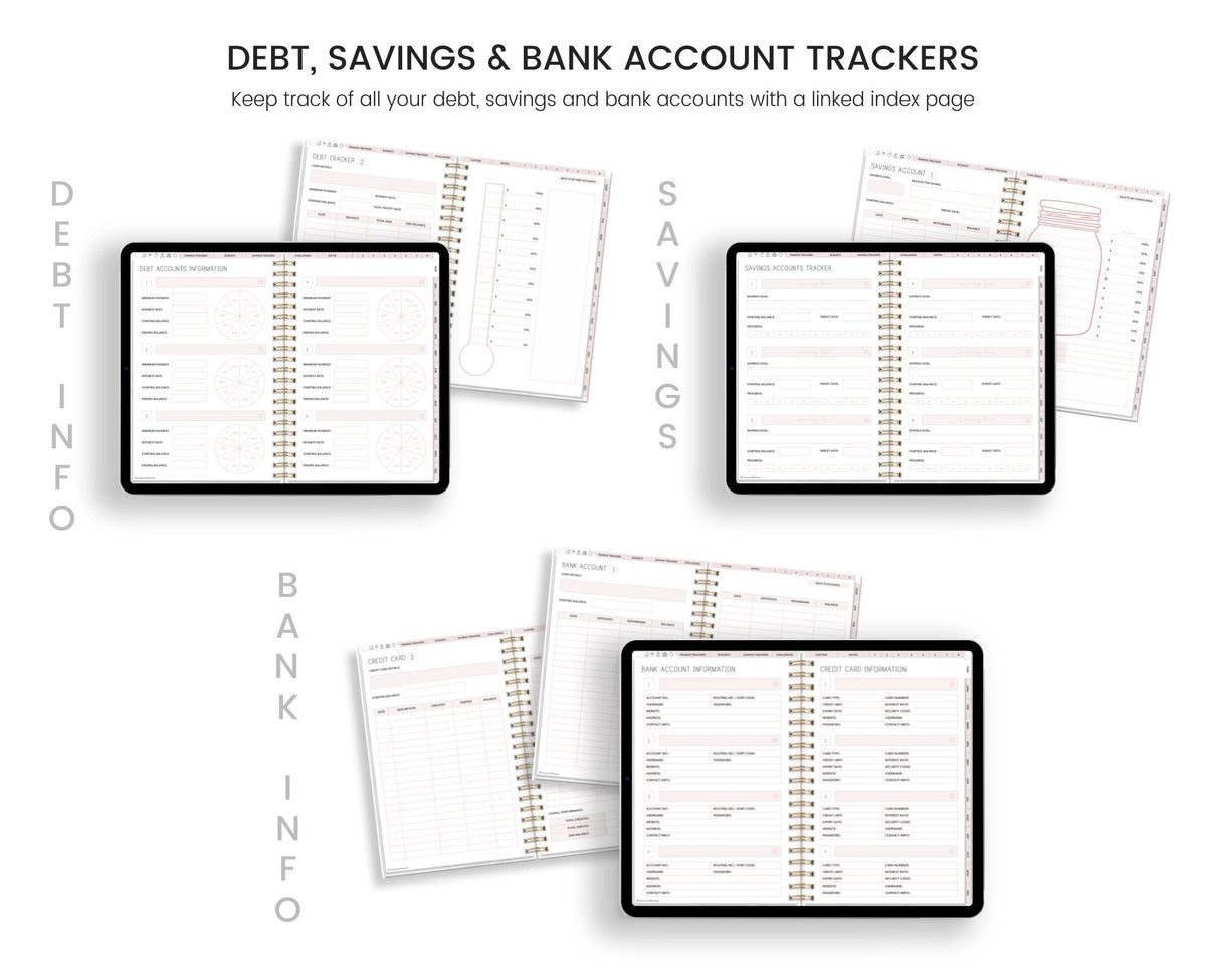 Digital Budget Planner: Finance Tracker for GoodNotes (Digital Download)