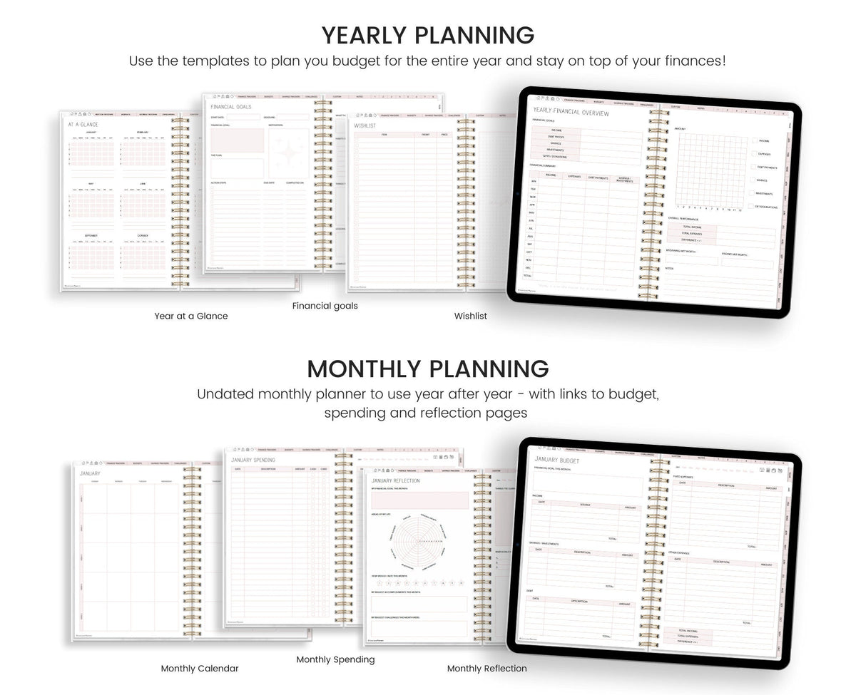 Digital Budget Planner: Finance Tracker for GoodNotes (Digital Download)