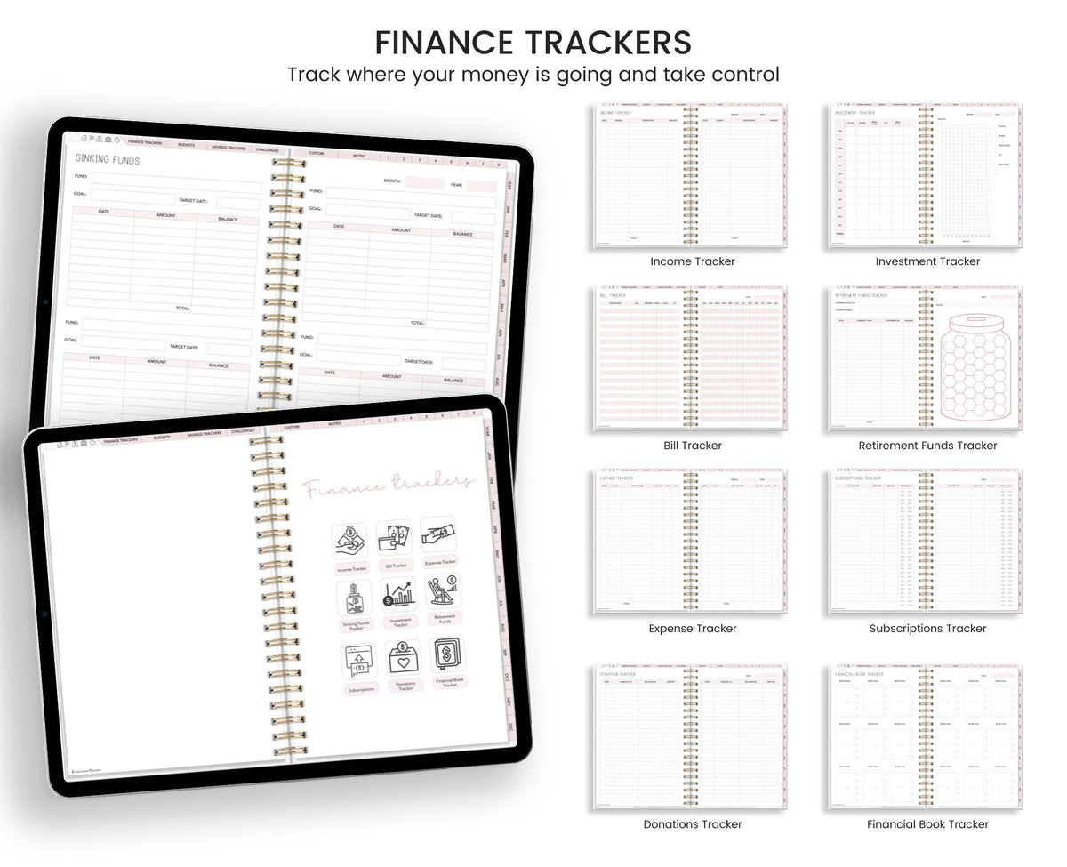 Digital Budget Planner: Finance Tracker for GoodNotes (Digital Download)