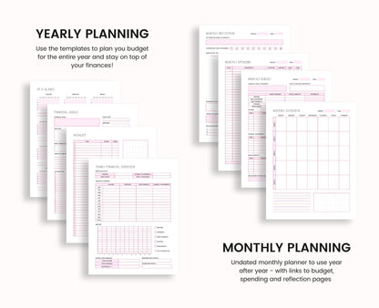 Printable Budget Planner: Finance Tracker