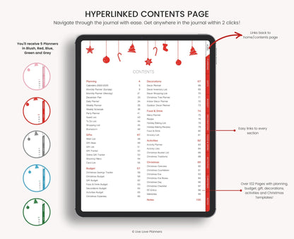 Christmas Digital and Printable Planner