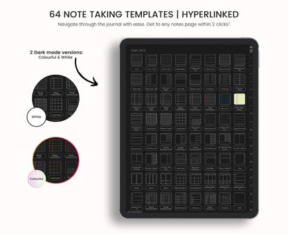 Dark Mode Digital Notebook