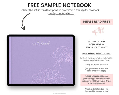 20-Section Digital Notebook: 64 Templates