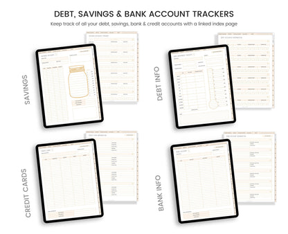Weekly Paycheck Budget Planner: Digital Finance Tracker (Goodnotes
