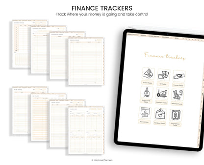 Weekly Paycheck Budget Planner: Digital Finance Tracker (Goodnotes