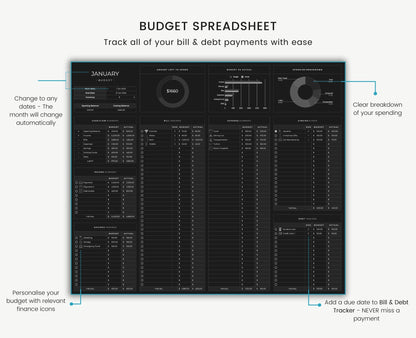 Budget Planner Spreadsheet