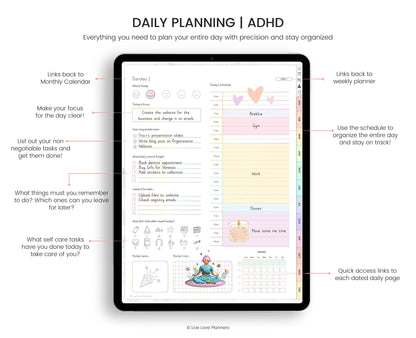 ADHD Digital Planner for Adults