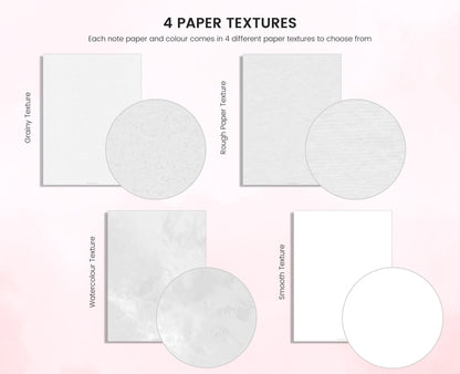 Digital Note Paper Templates: Lined