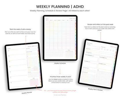 ADHD Digital Planner for Adults