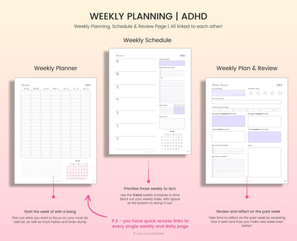 Printable ADHD Planner: Daily