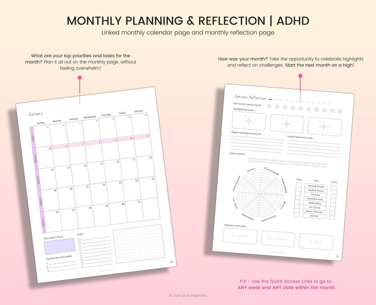 Printable ADHD Planner: Daily