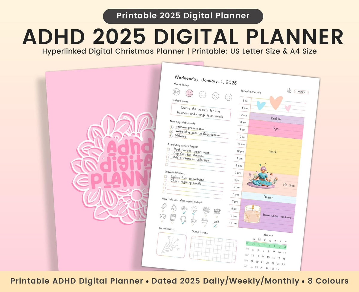 Printable ADHD Planner: Daily