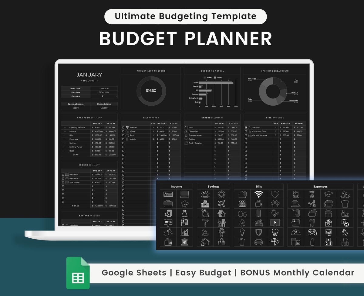 Budget Planner Spreadsheet