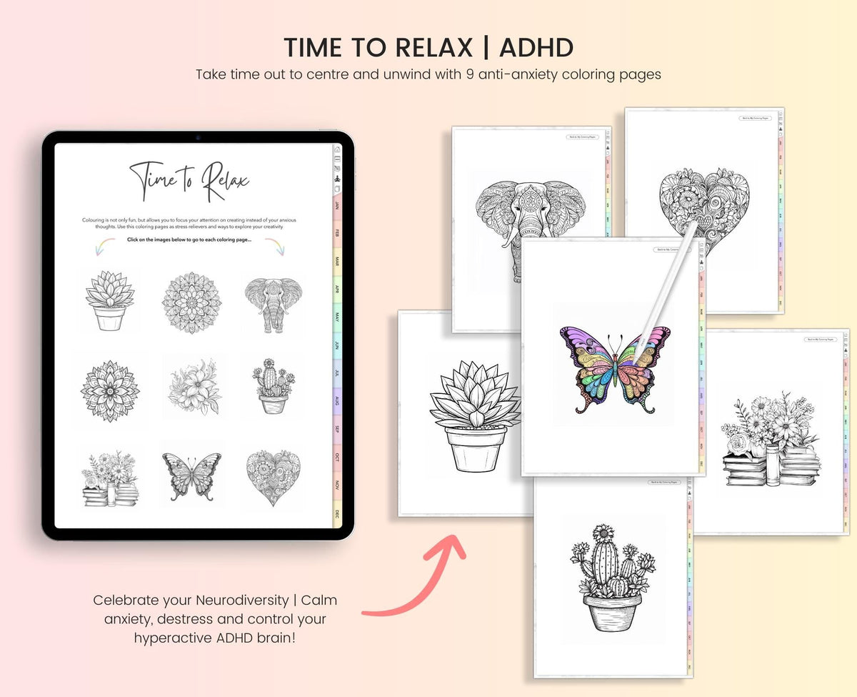 ADHD Digital Planner 2026