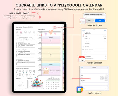 2025 ADHD Digital Planner: Daily