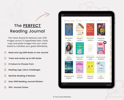 Digital Reading Journal & Book Tracker