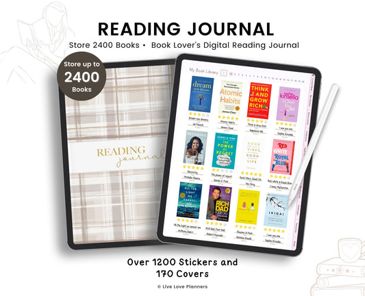 Digital Reading Journal & Book Tracker