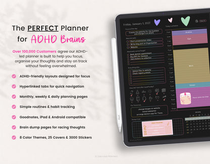 ADHD Planner 2026 & 2027