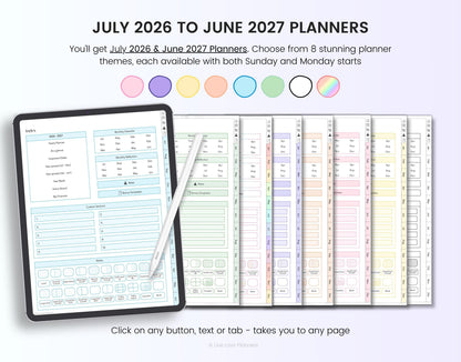 ADHD Digital Planner 2026 & 2027