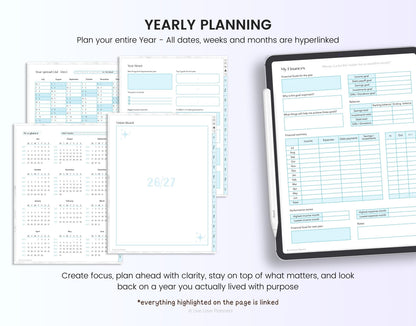 ADHD Digital Planner 2026 & 2027