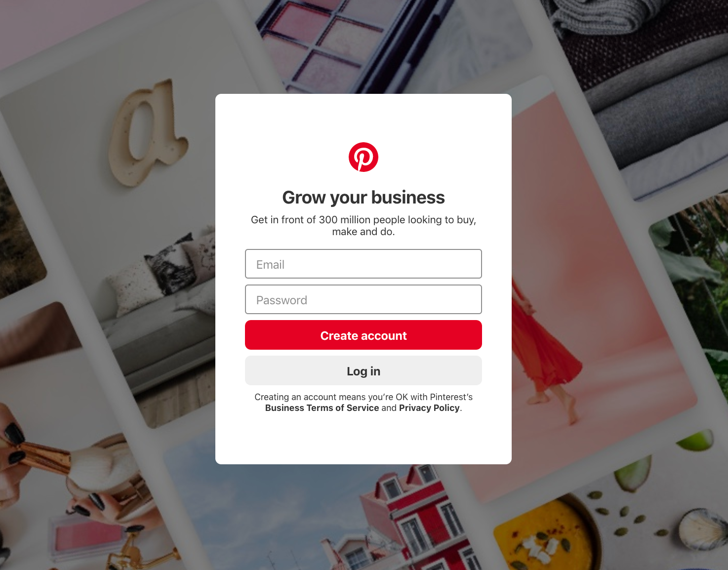 pinterest business account make money blogging