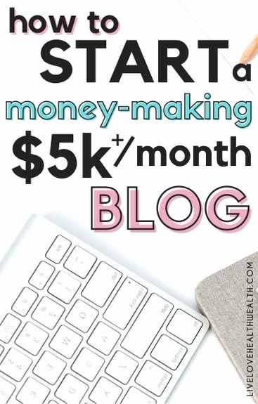 how to start a blog in 2020 and make money working from home