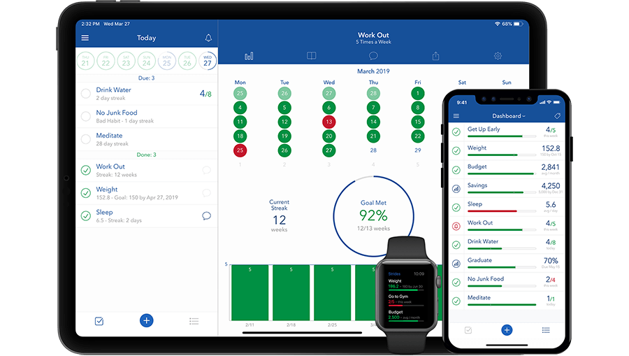 Track all your Goals & Habits in one place. strides-app-for-goal-setting-tracker
