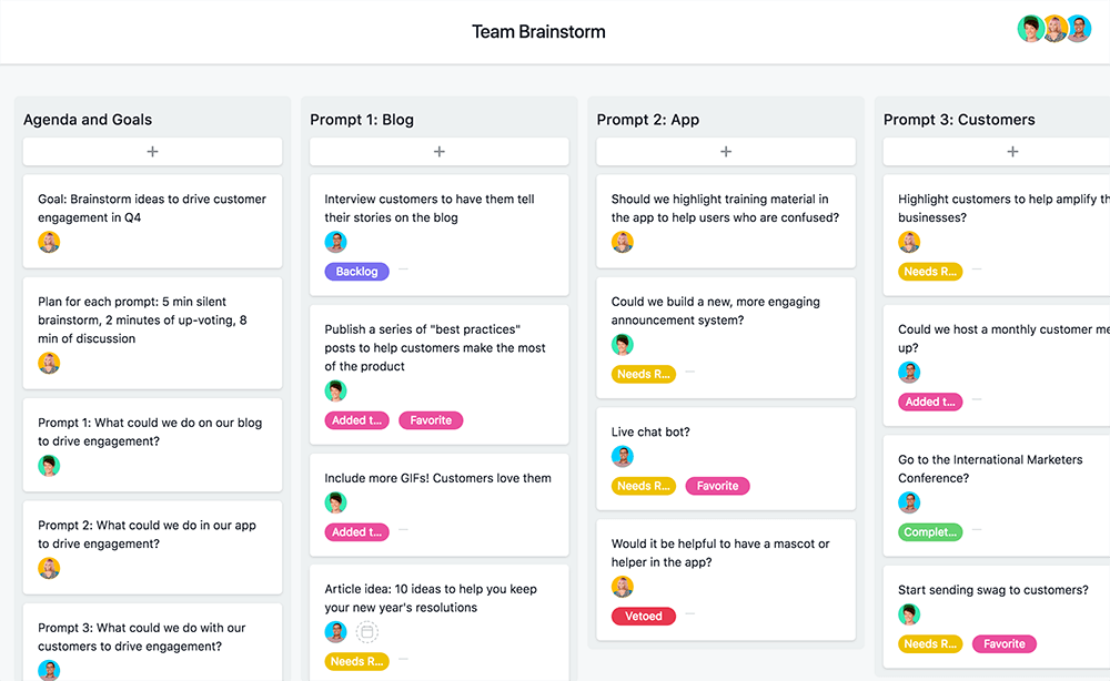 asana team project app
