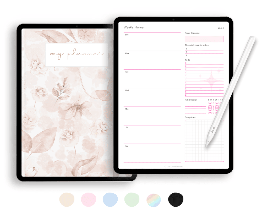free digital planners, free budget planner, free journal, reading journal, free digital stickers, freebie library, free goodnotes stickers, free planner (1)