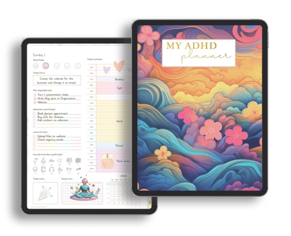 ADHD Digital Planner - Undated