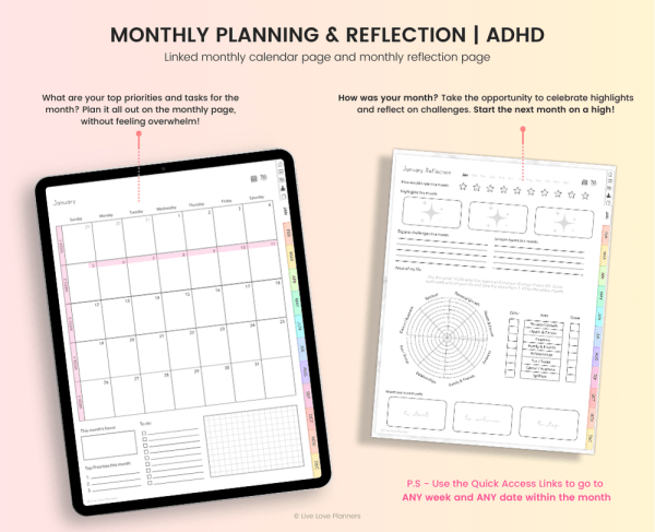 2025 ADHD Digital Planner - Image 6