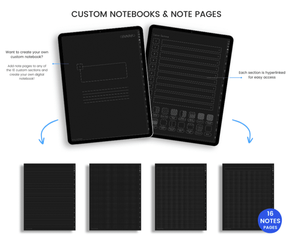 ADHD Dark Mode Planner Undated - Image 8