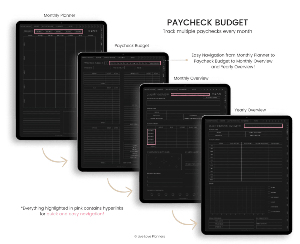 Weekly Budget _ Weekly Budget Template Paycheck Budget _ Weekly Budget Planner Digital _ Weekly Budget Planner _ Weekly Budget Digital (2)