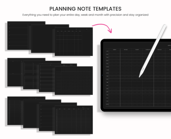 Dark Mode Notebook Landscape - Image 3