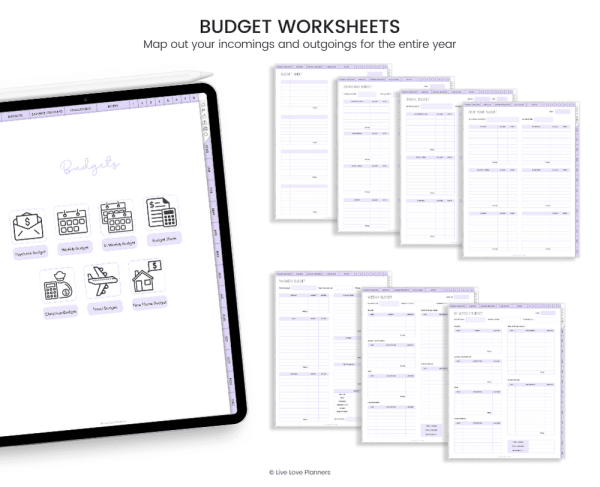 Weekly Budget _ Weekly Budget Template Paycheck Budget _ Weekly Budget Planner Digital _ Weekly Budget Planner _ Weekly Budget Digital (2)