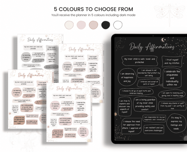 Shadow Work Journal | Healing Journal | Mental Health | Anxiety Journal | Therapy Journal | Inner Child Healing | Spiritual Journal for iPad