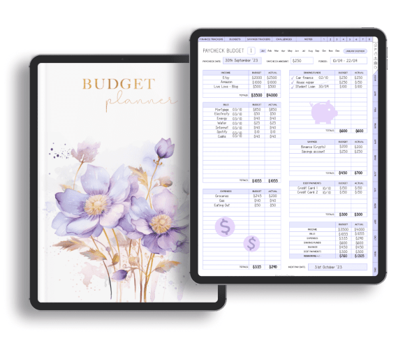 Weekly Budget _ Weekly Budget Template Paycheck Budget _ Weekly Budget Planner Digital _ Weekly Budget Planner _ Weekly Budget Digital (2)