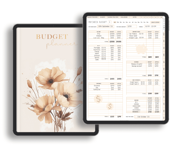 Weekly Budget _ Weekly Budget Template Paycheck Budget _ Weekly Budget Planner Digital _ Weekly Budget Planner _ Weekly Budget Digital