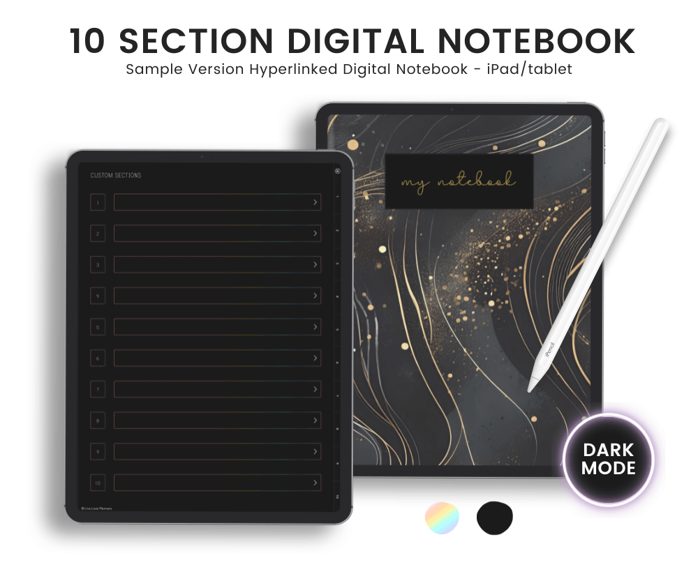 Dark Mode Notebook